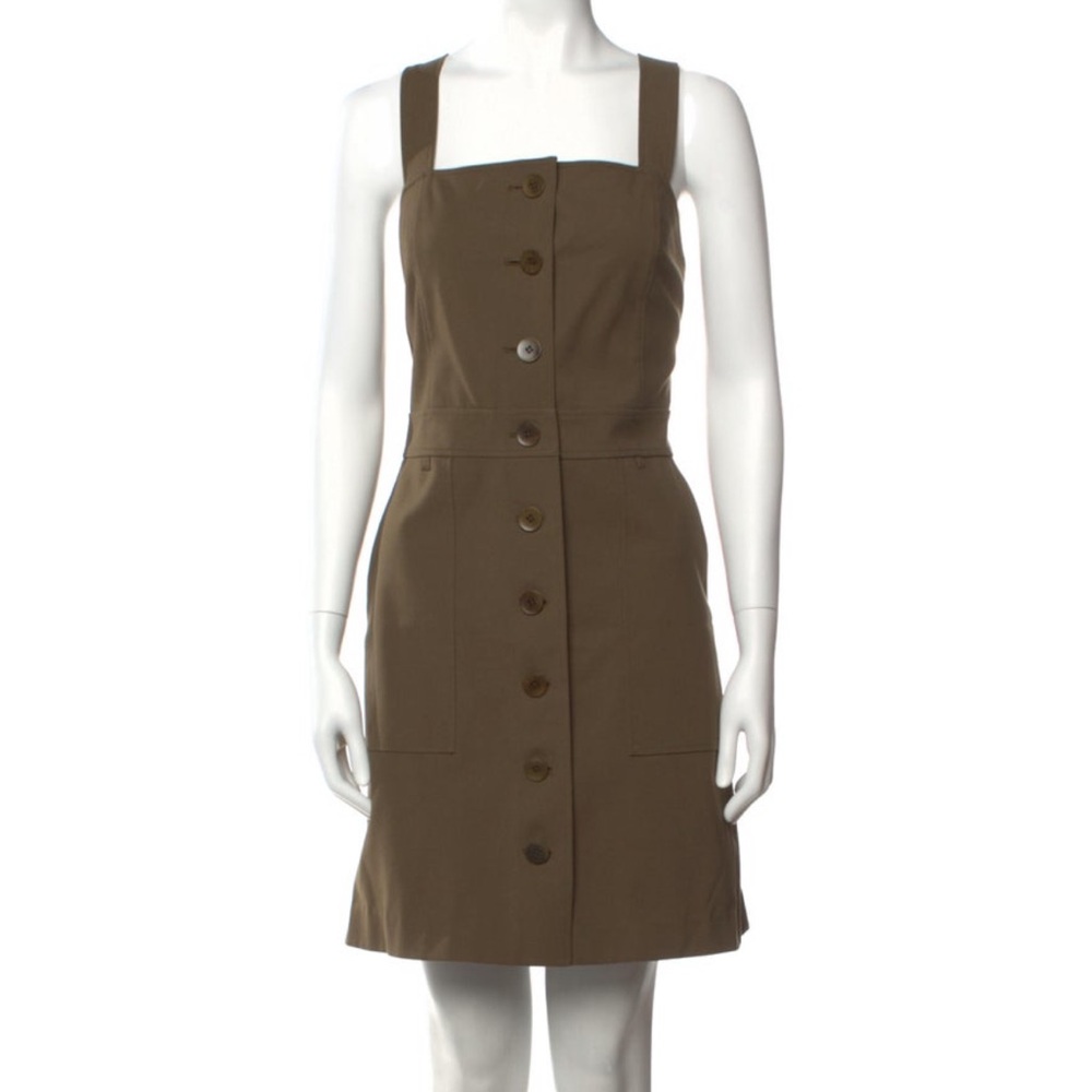 Tibi Square Neckline Mini Dress